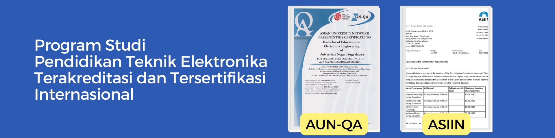 akreditasi internasional